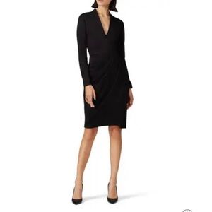 Amanda Uprichard Joaquin Bodycon Wrap Zip Up Dress